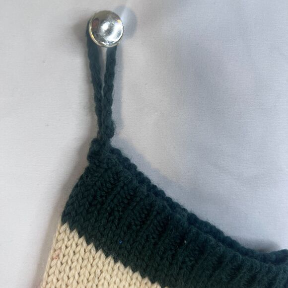 Knitted Christmas Stocking Christmas Tree & Presents Holiday Fireplace Decor - Picture 8 of 8